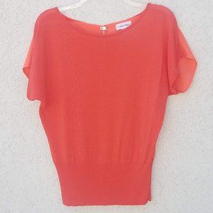 Calvin Klein Orange Summer Top